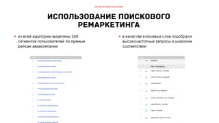 РИФ 2016, Оптимизация СРА в дорогих сегментах