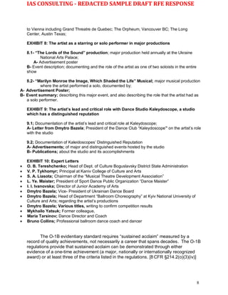 Wk Sample - redacted O-1B 2nd RFE Response 10.22.16