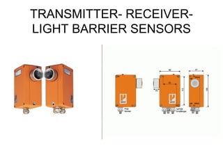 TRANSMITTER- RECEIVER-
LIGHT BARRIER SENSORS
 