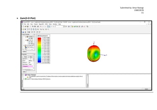 Submitted by: Amar Rastogi
15BEC0578
E1
 Gain(3-D Plot)
 