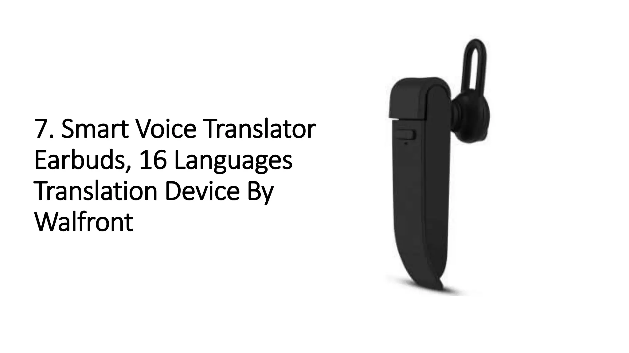15 best language translation earbuds in 2020 PPT
