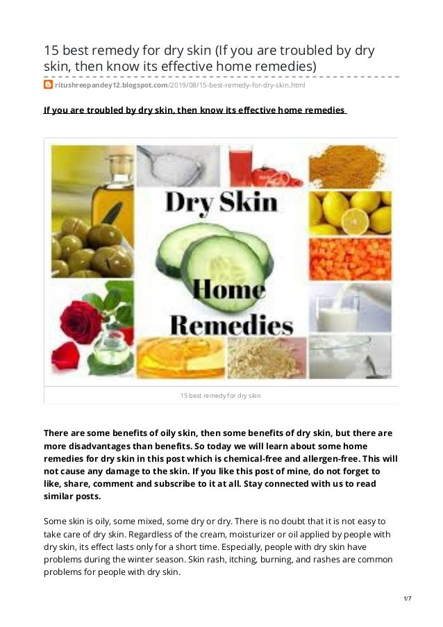 home remedies moisturizer