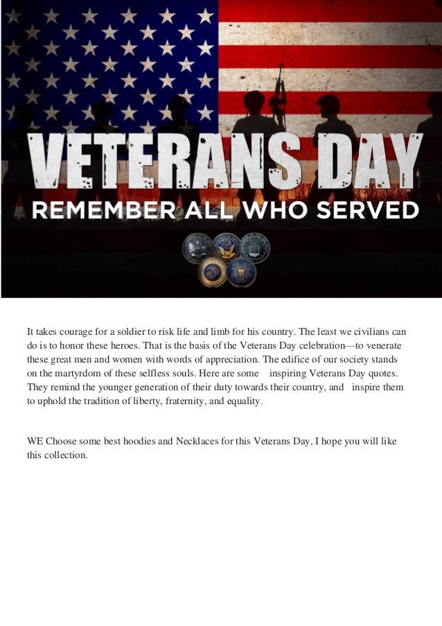 Veterans day poems and quotes