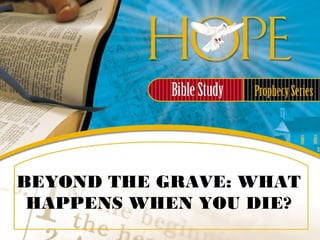 BEYOND THE GRAVE: WHAT
HAPPENS WHEN YOU DIE?
 