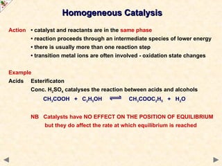 Comprehensive A Level Chemistry Guide to Catalysis and Reaction ...