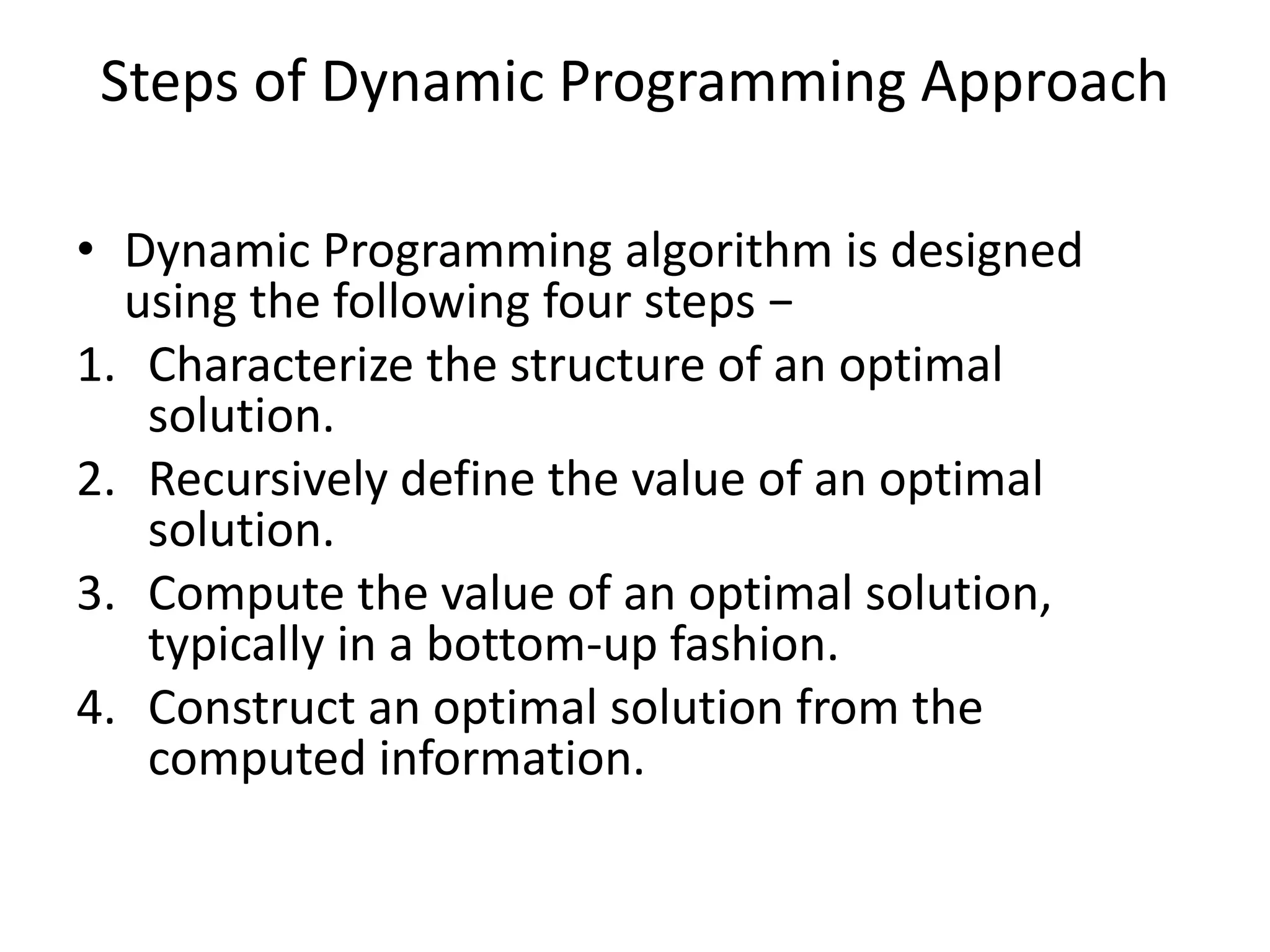 01 Knapsack using Dynamic Programming | PPT