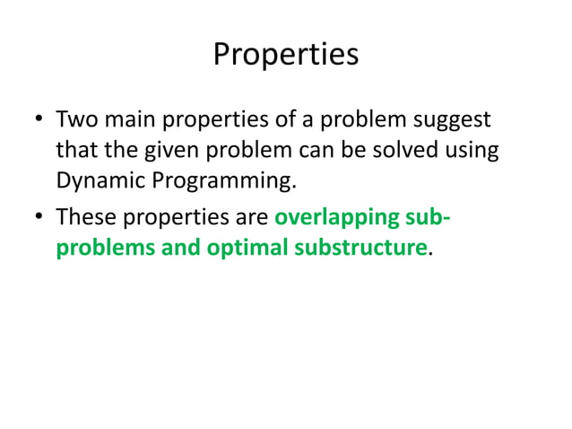 01 Knapsack using Dynamic Programming | PPT