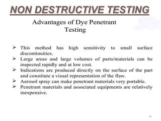 NON DESTRUCTIVE TESTING
 