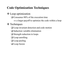 15 Code Optimization for compiler construction | PDF