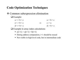 15 Code Optimization for compiler construction | PDF