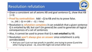 Logical Refutations Example Artificial Intelligence | PPTX