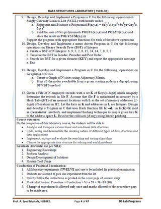 Data structures lab manual | PDF