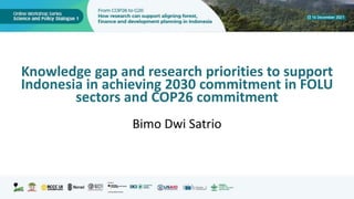 The wealth of scientific data to support FOLU Net Sinks 2030