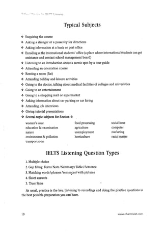 15 days’ practice for ielts listening
