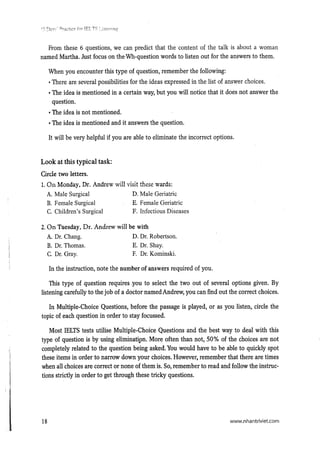 15 days’ practice for ielts listening