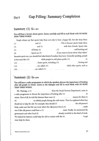 15 days’ practice for ielts listening