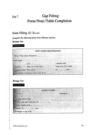 15 days’ practice for ielts listening
