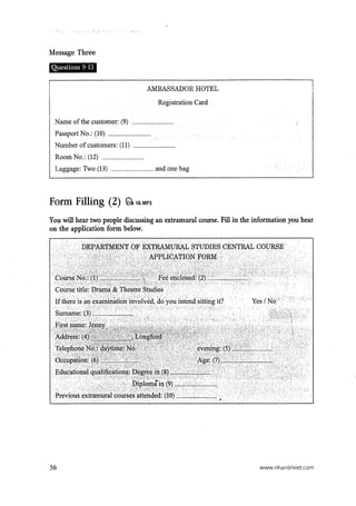 15 days’ practice for ielts listening
