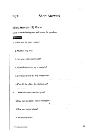 15 days’ practice for ielts listening