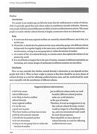 2. It is cultural diversity that pushes civilisation forwards. Discuss.