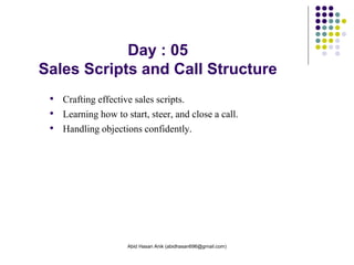 15 Days Telesales Training | PDF