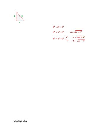 NOVENO AÑO
 