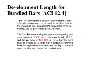 Development Length C2 15 Development Length Lecture reinforced concrete.pptx