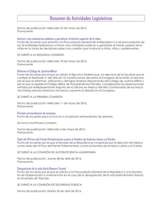 Cuarto Informe Legislativo 2015- 2016