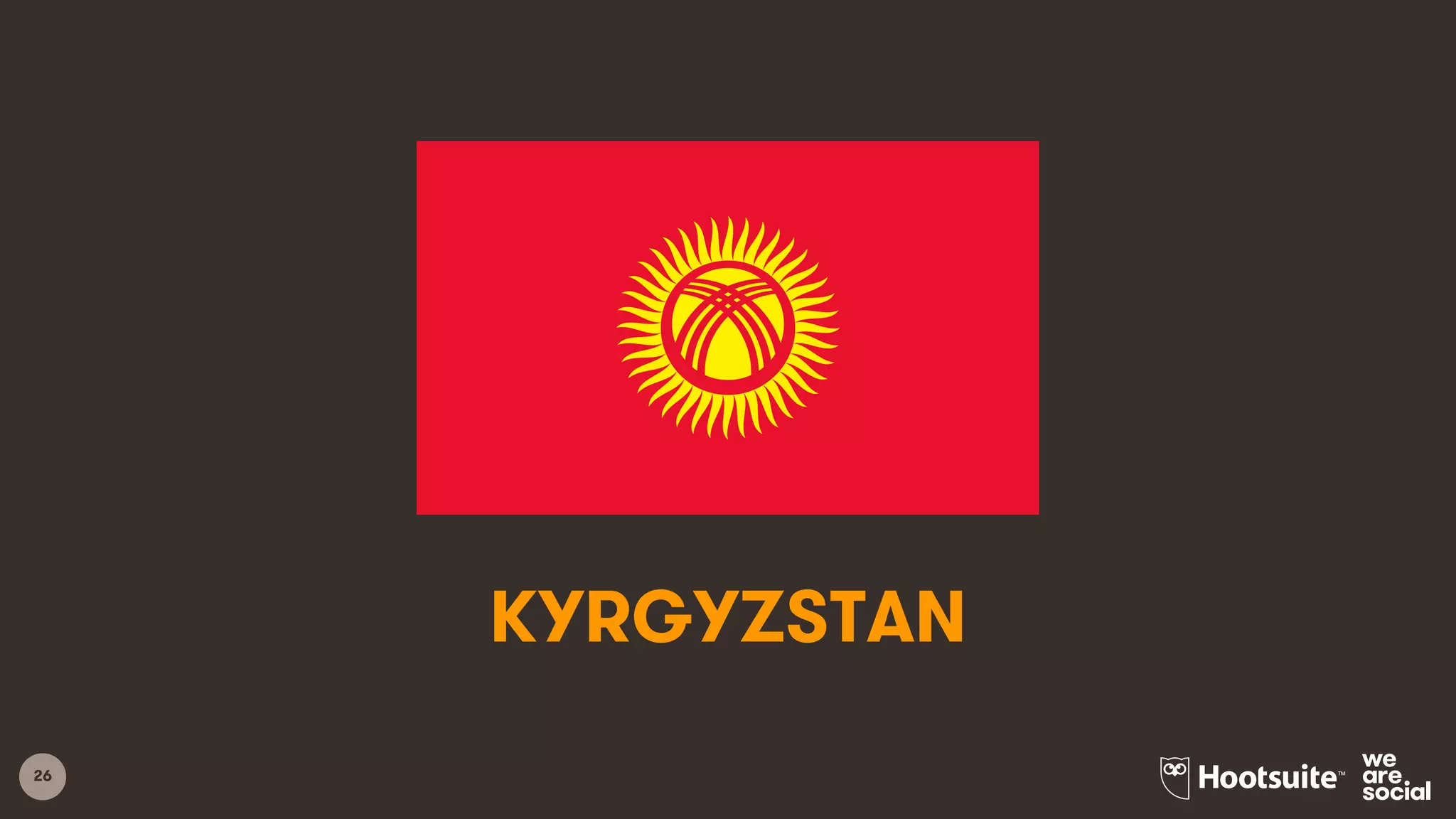 26
KYRGYZSTAN
 
