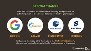 SPECIAL THANKS
We’d also like to offer our thanks to the following data providers for
publishing much of the valuable data...