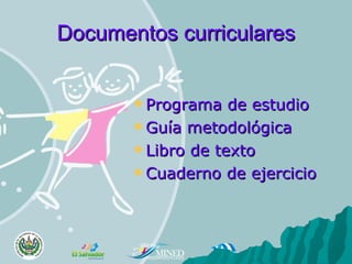 Documentos curriculares


        Programa   de estudio
        Guía metodológica

        Libro de texto

        Cuaderno de ejercicio
 