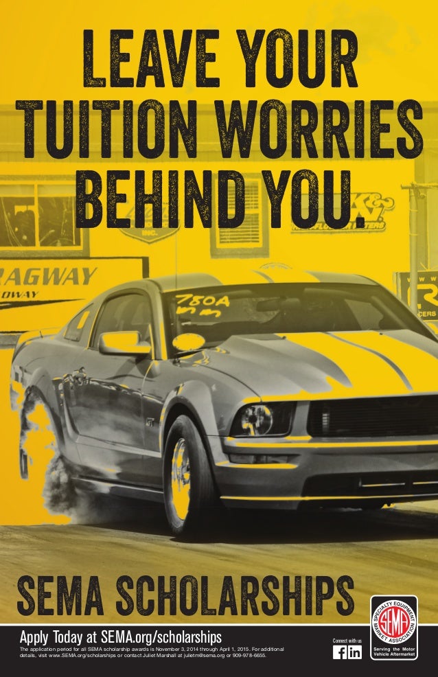 SEMA Scholarship Automotive Scholarship