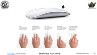 www.dadda.it roberto@dadda.it Excellence in usability 1st semester 2021-2022 55
 