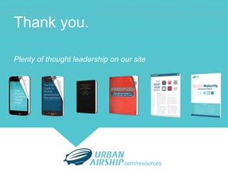 Thank you.
Plenty of thought leadership on our site
.com/resources
 