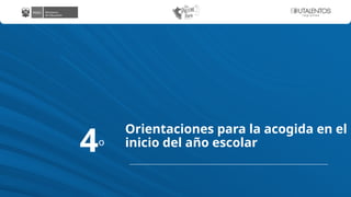 Gestión del Bienestar. En el marco del buen inicio del año escolar 2024 ...