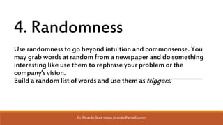 Randomness Creativity 15 great creativity activities | PPTX