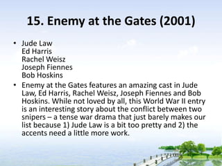 ENEMY AT THE GATES (2001)  Behind the scenes of Jude Law History Movie  (Part1) 