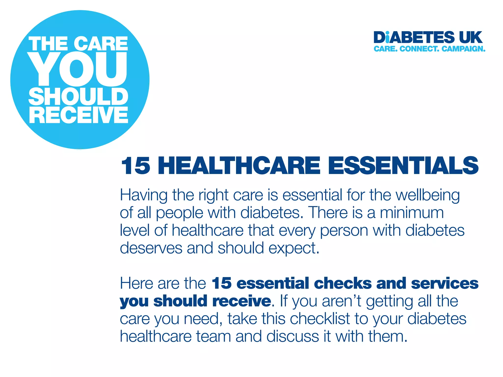 15 healthcare essentials | PDF