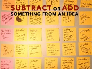 15 ideas on how to generate new ideas Slide 44