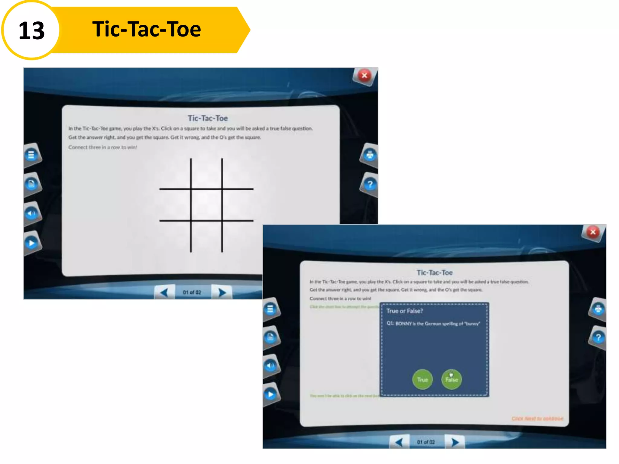 13 Tic-Tac-Toe
 