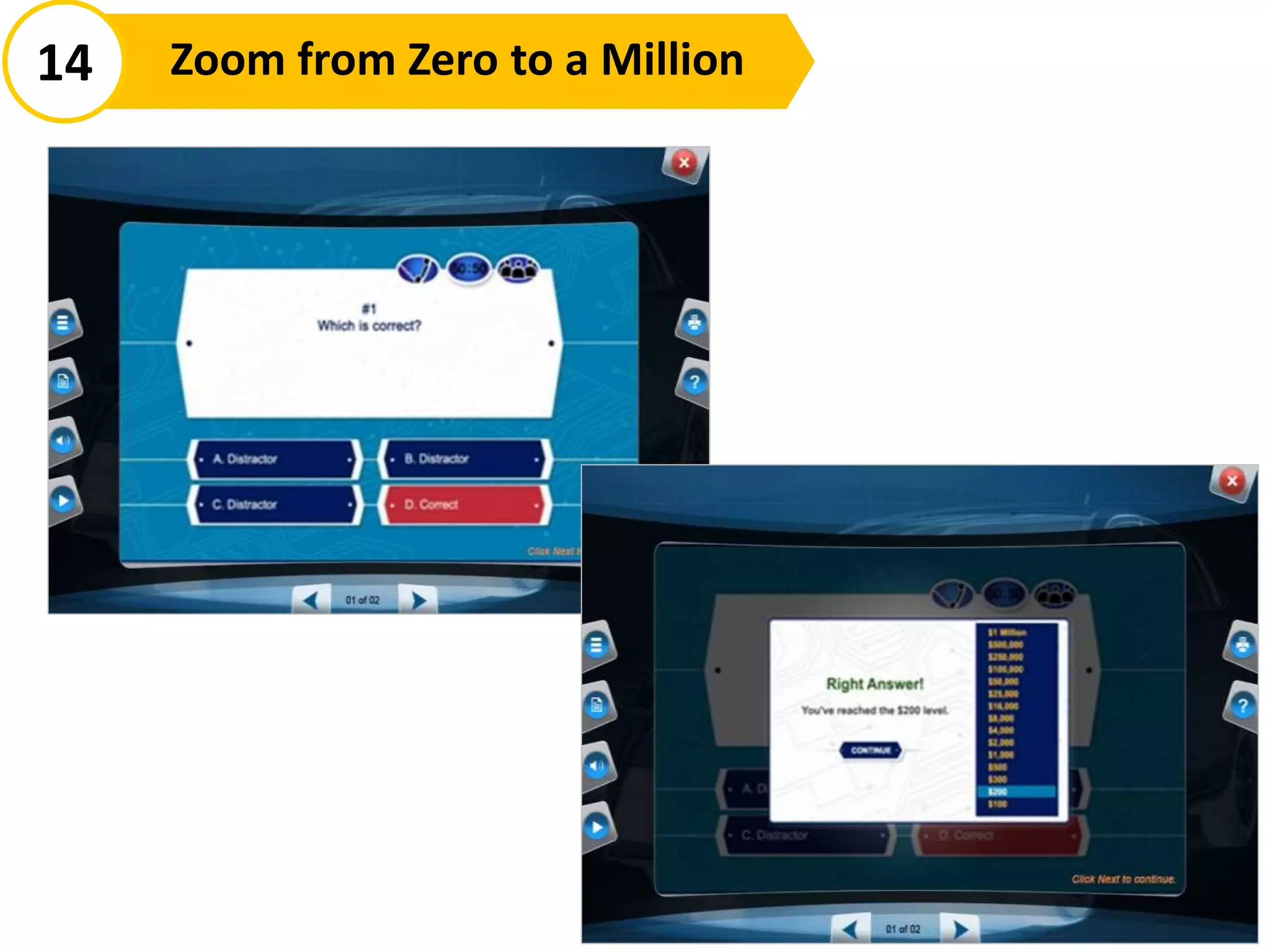14 Zoom from Zero to a Million
 