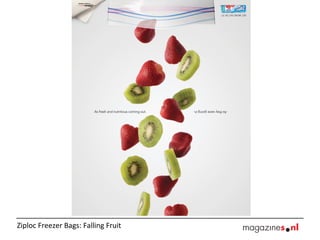 Ziploc Freezer Bags: Falling Fruit 