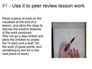 15 interesting ways_to_use_a_visualiser_in_the | PPT