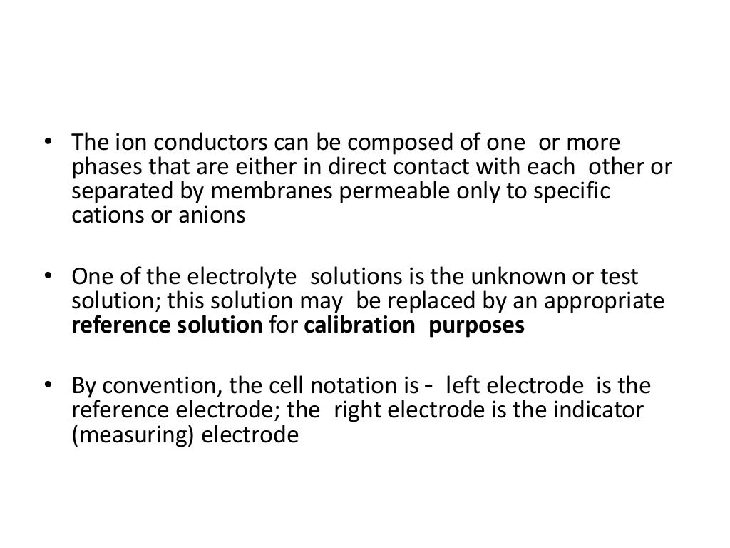 Ion Selective Electrode