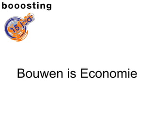 Bouwen is Economie
 