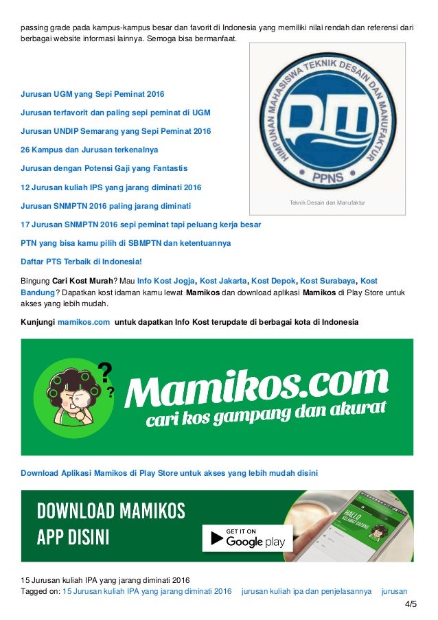 Jurusan Kuliah Ipa Yang Jarang Diminati Tapi Peluang Kerja Besar Info Seputar Kerjaan