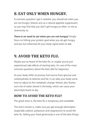 15 Keto Diet Tips & Tricks For Beginners