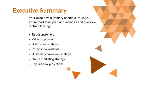 Marketing Plan Requirements