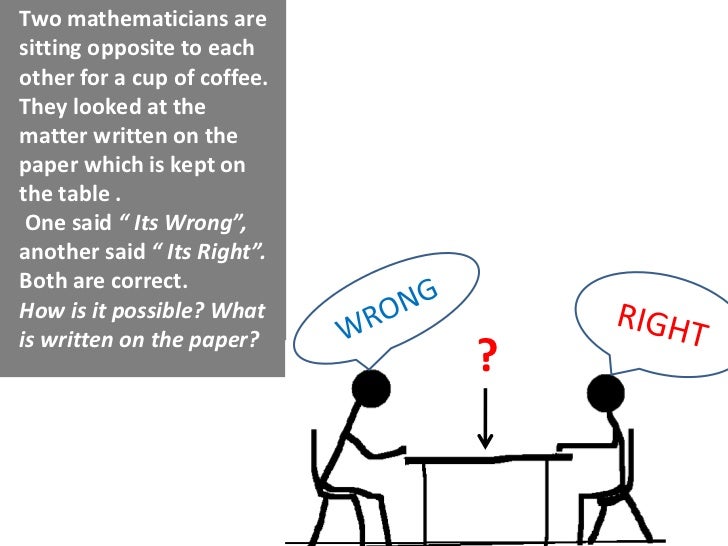 Critical thinking riddles