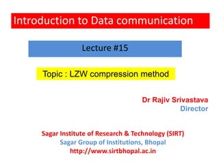 Data Communication & Computer Networks : LZW compression method | PDF